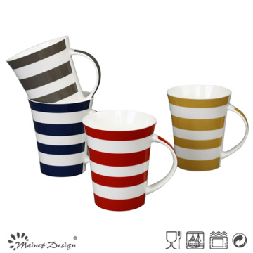 12oz Cerâmica New Bone China Mug com Decalque